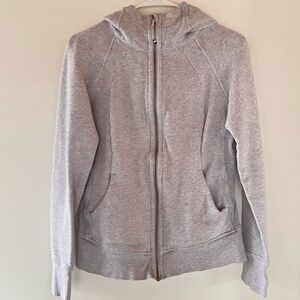 Lululemon Scuba Hoodie Full Zip Gray Size 8